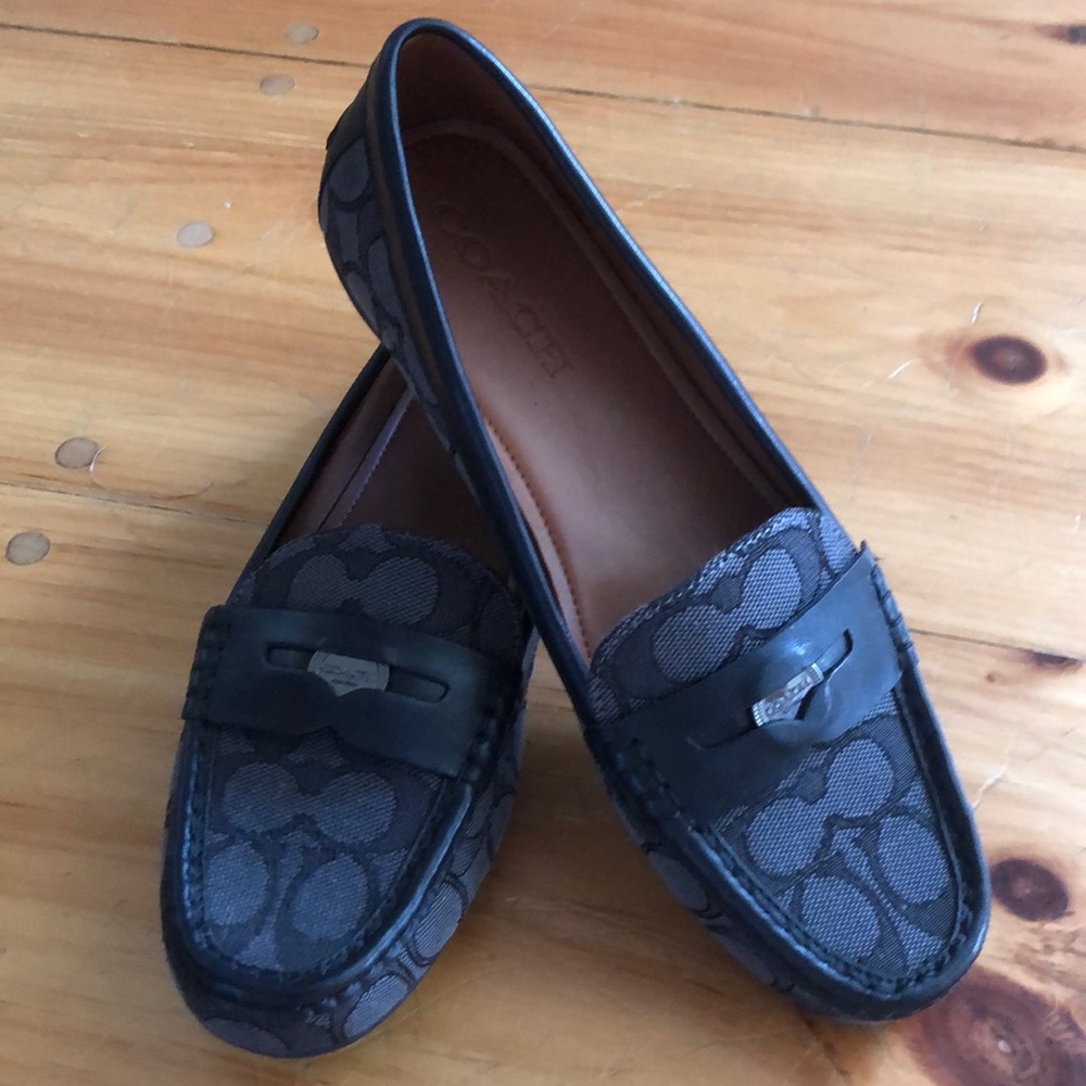 Coach penny loafers